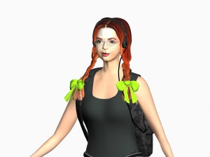 monique 3Dモデル
