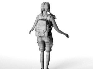 monique 3Dモデル
