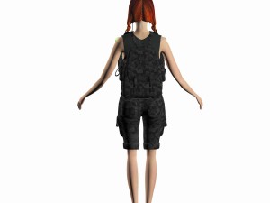 monique 3Dモデル