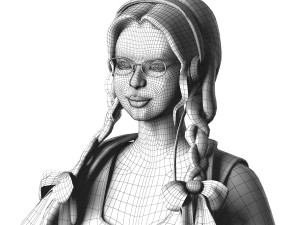 monique 3Dモデル