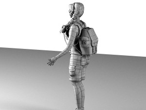 monique 3Dモデル