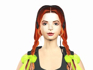 monique 3Dモデル