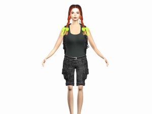 monique 3Dモデル