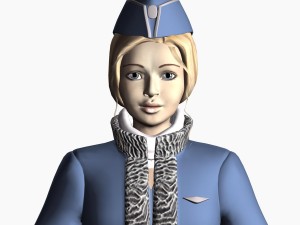 girl in uniform 3Dモデル