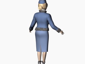 girl in uniform 3Dモデル