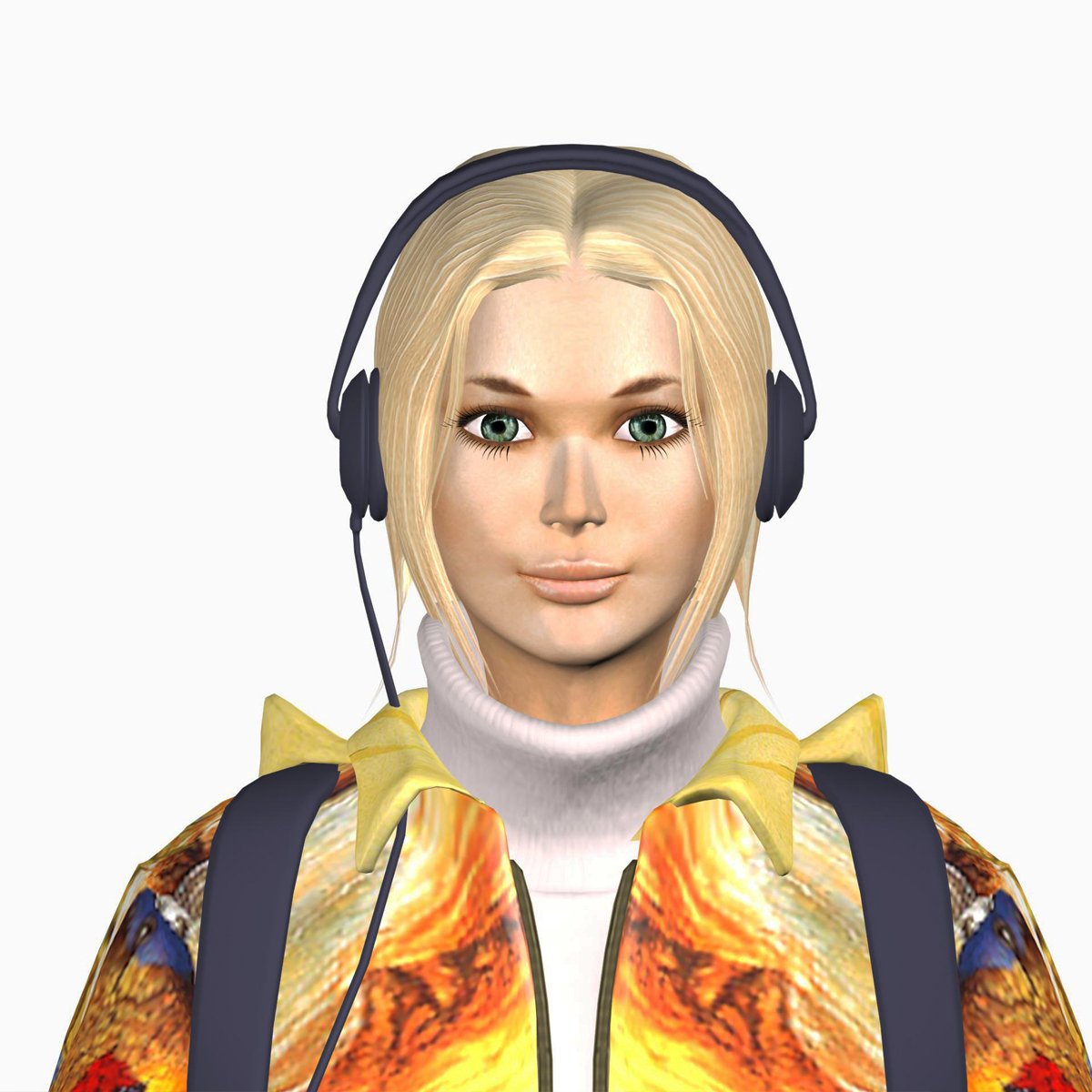 Lisa max. 3д модель Лизы.