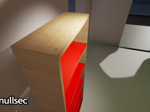 3d uv mapped bookshelf 3D-Modell