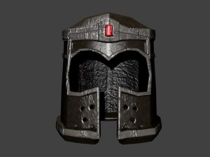 medieval knight helmet Modèle 3D