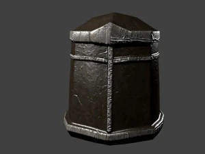 medieval knight helmet 3D Model