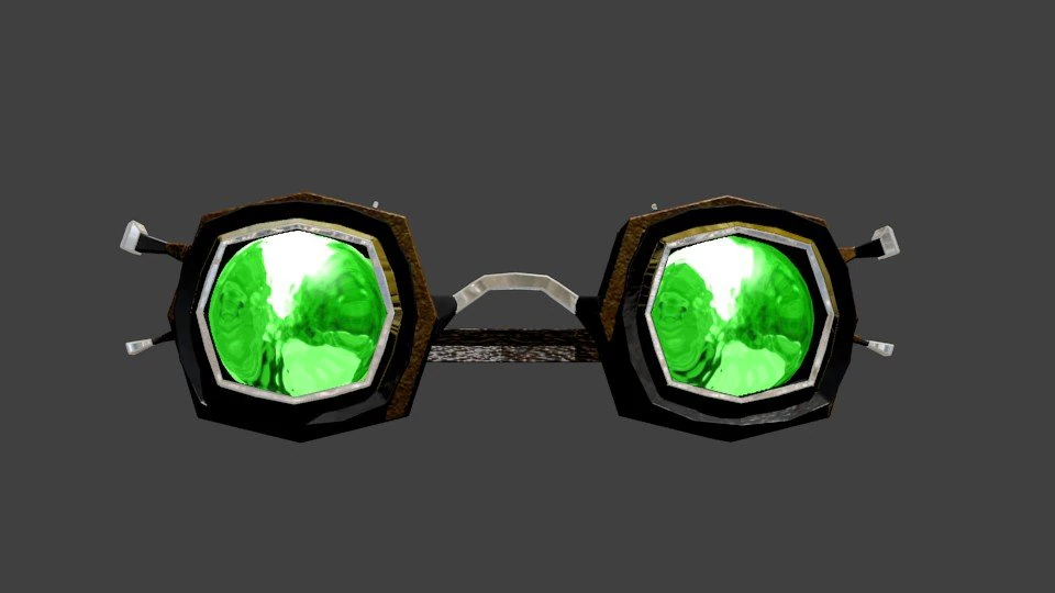 steam punk specs 3D Model .c4d .max .obj .3ds .fbx .stl .blend 
