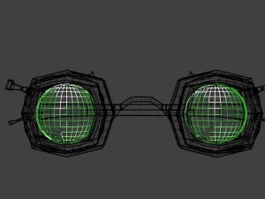 steam punk specs 3D Model