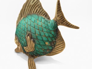fish statuette 3D 模型