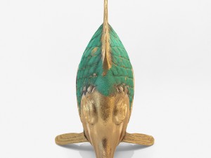 fish statuette 3D 模型