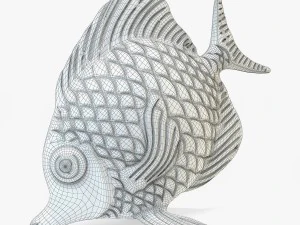 fish statuette 3D Model