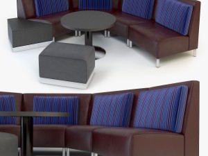 playback sofa system 3D मॉडल