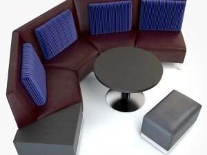 playback sofa system 3D 모델