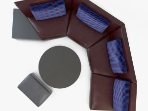 playback sofa system 3D Model