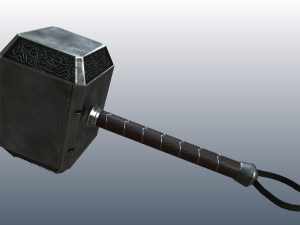 thor hammer ii mjolnir Modèle 3D