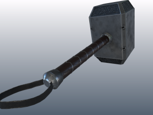 thor hammer ii mjolnir 3D 모델