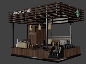 Coffee Kiosk 3d Model In Restaurant 3dexport