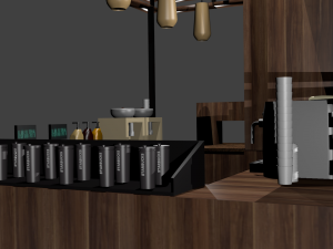 Starbucks Coffee Kiosk Model Coffee Shop Coffee Container 3D 模型