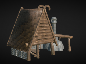 medieval blacksmith house 3D-Modell