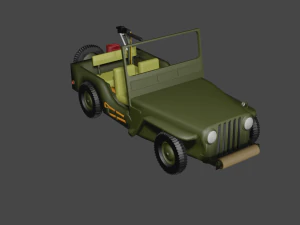 jeep willys m38 3D Model