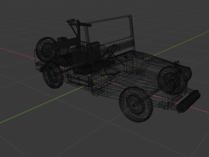 jeep willys m38 Model 3D