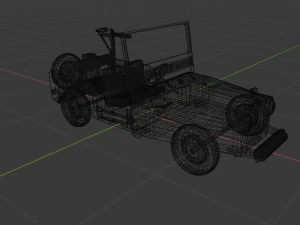 jeep willys m38 3D Model