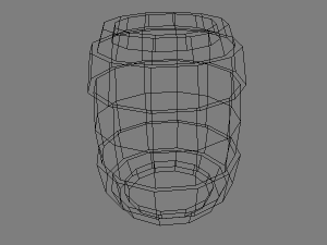 barrel low poly 3D Model