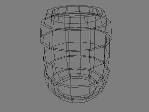 barrel low poly 3D Model