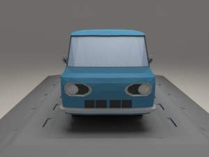 ford e-series econoline pickup from 1963 Model 3D