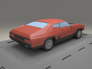 ford aus falcon xb from 1973 3D Model