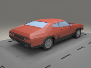 ford aus falcon xb from 1973 3D Model