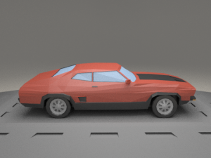 ford aus falcon xb from 1973 3D Model