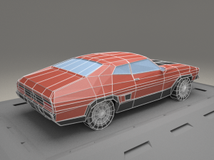 ford aus falcon xb from 1973 3D Model