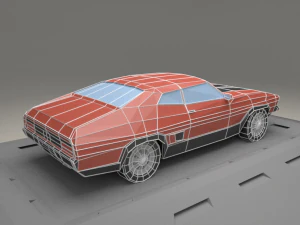 ford aus falcon xb from 1973 3D Model