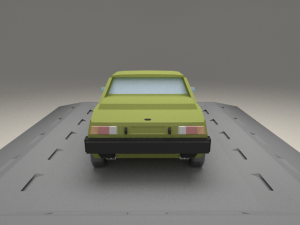 fiat x1-9 from 1972 3D 模型