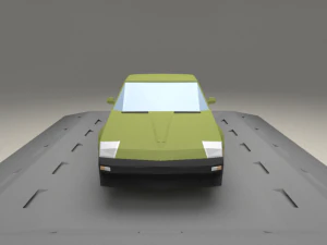 fiat x1-9 from 1972 3D Model