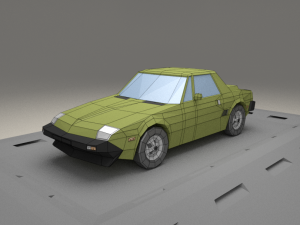 fiat x1-9 from 1972 3D 模型