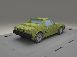 fiat x1-9 from 1972 3D 模型