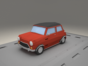 austin mini cooper s from 1964 Modello 3D