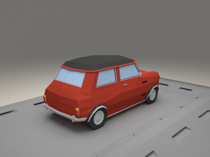 austin mini cooper s from 1964 Modelo 3D