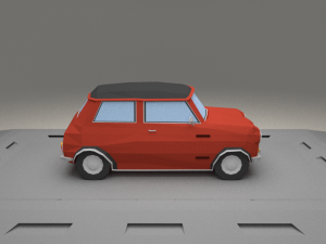 austin mini cooper s from 1964 Modelo 3D