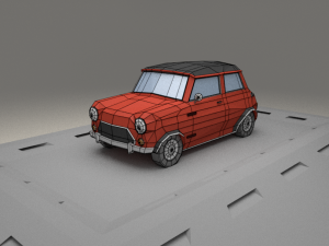 austin mini cooper s from 1964 Modelo 3D