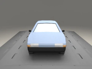 citroen bx from 1990 3D Model
