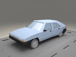 citroen bx de 1990 Modèle 3D