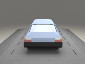 citroen bx from 1990 3D Model