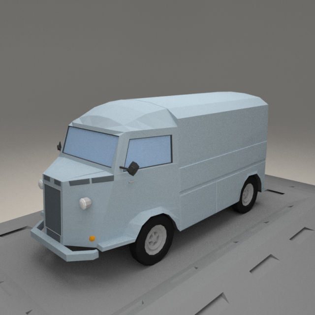 citroen h from 1964 3D मॉडल .c4d .max .obj .3ds .fbx .stl .blend 