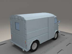 citroen h from 1964 3D मॉडल